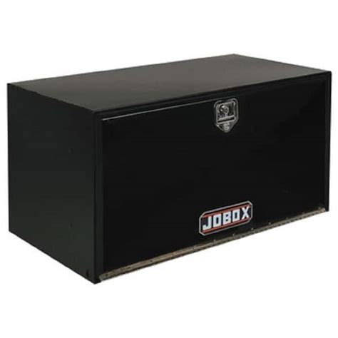 jobox long black steel underbed truck box|jobox crescent underbed box.